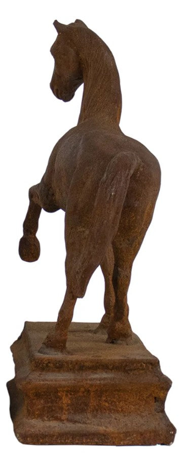 Thoroughbred Horse in Rust Patina