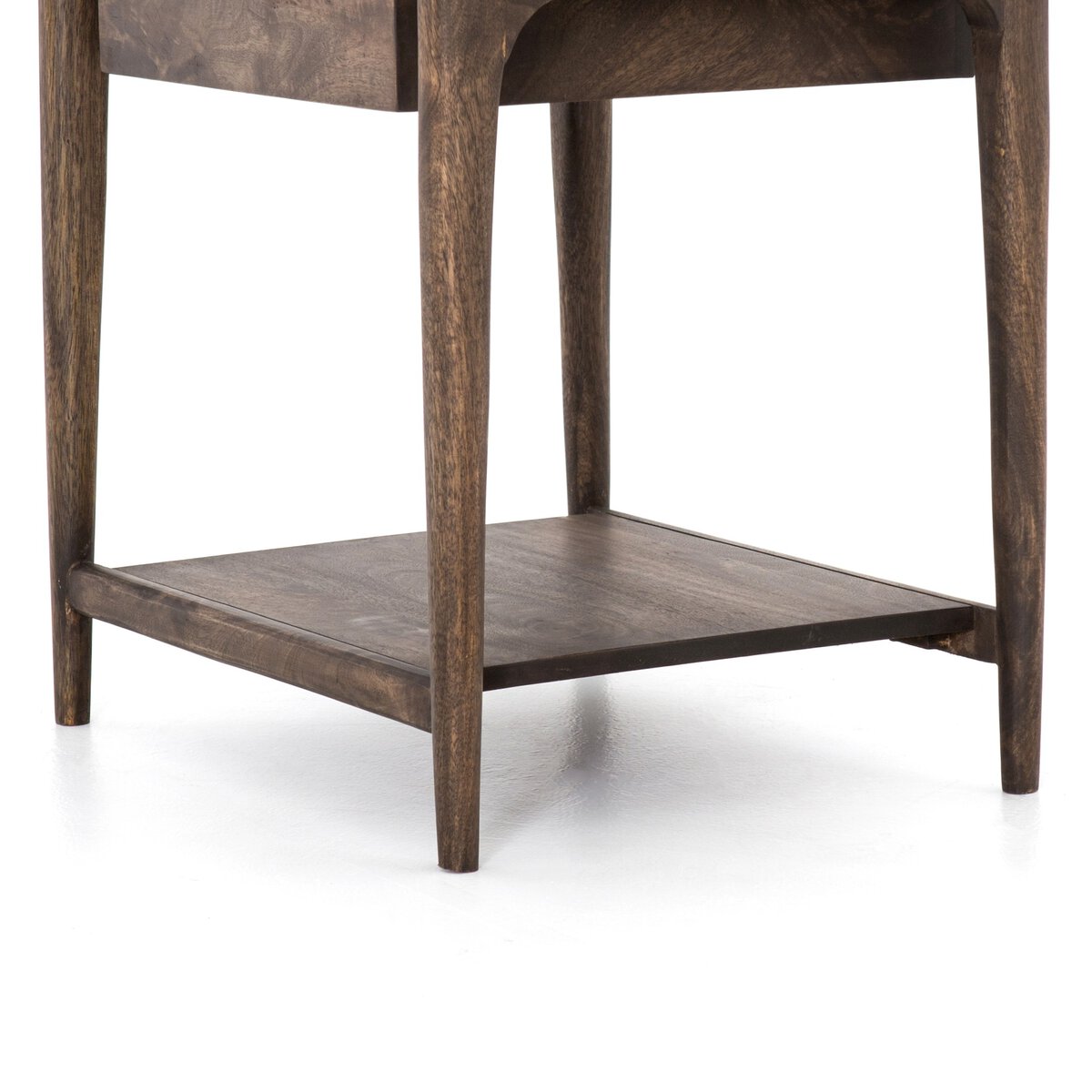 Valeria End Table - Aged Brown