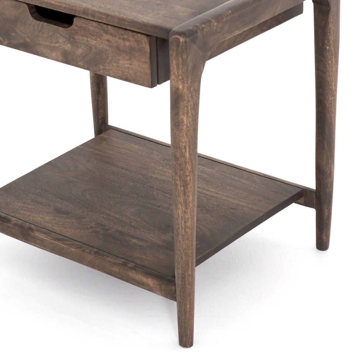 Valeria End Table - Aged Brown