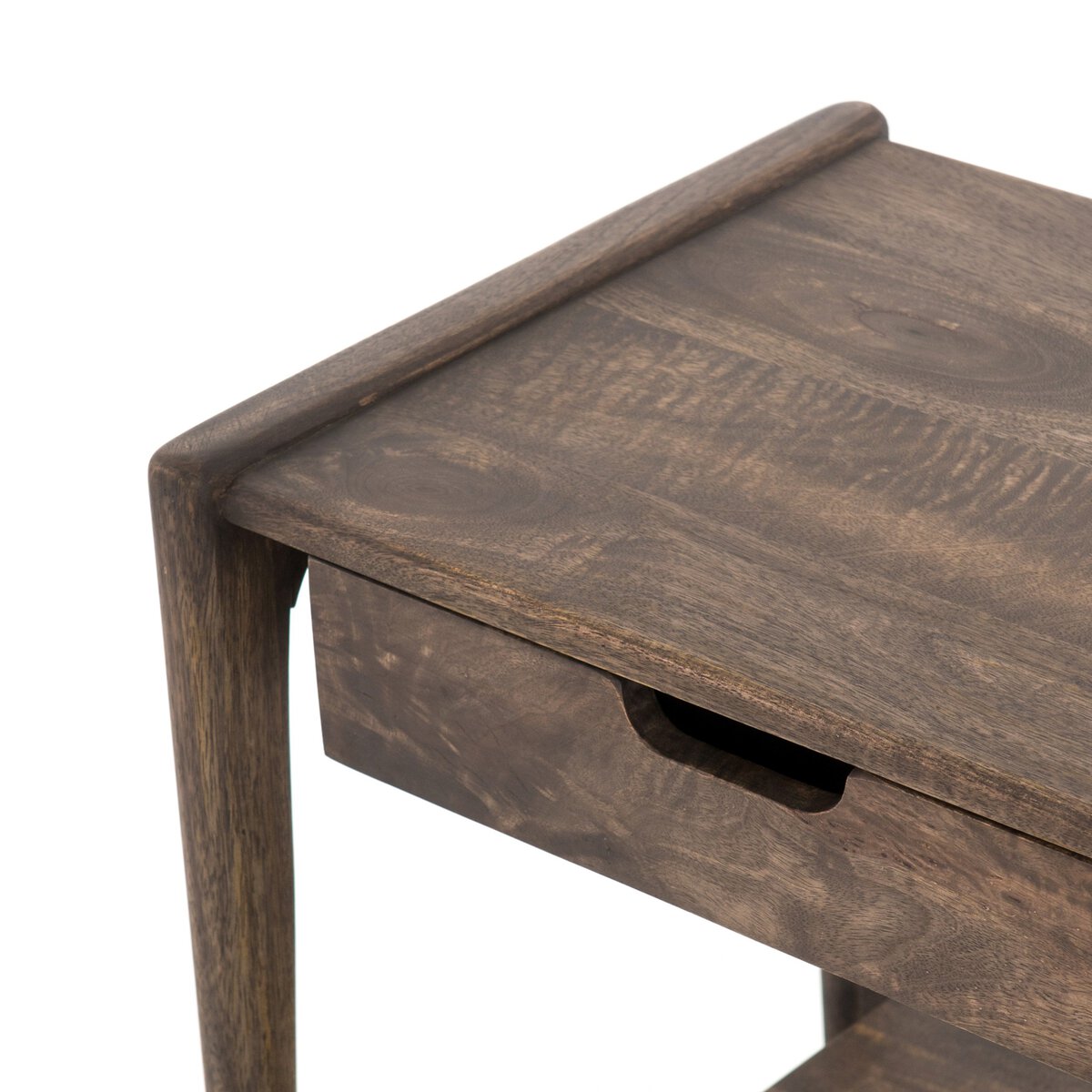 Valeria End Table - Aged Brown