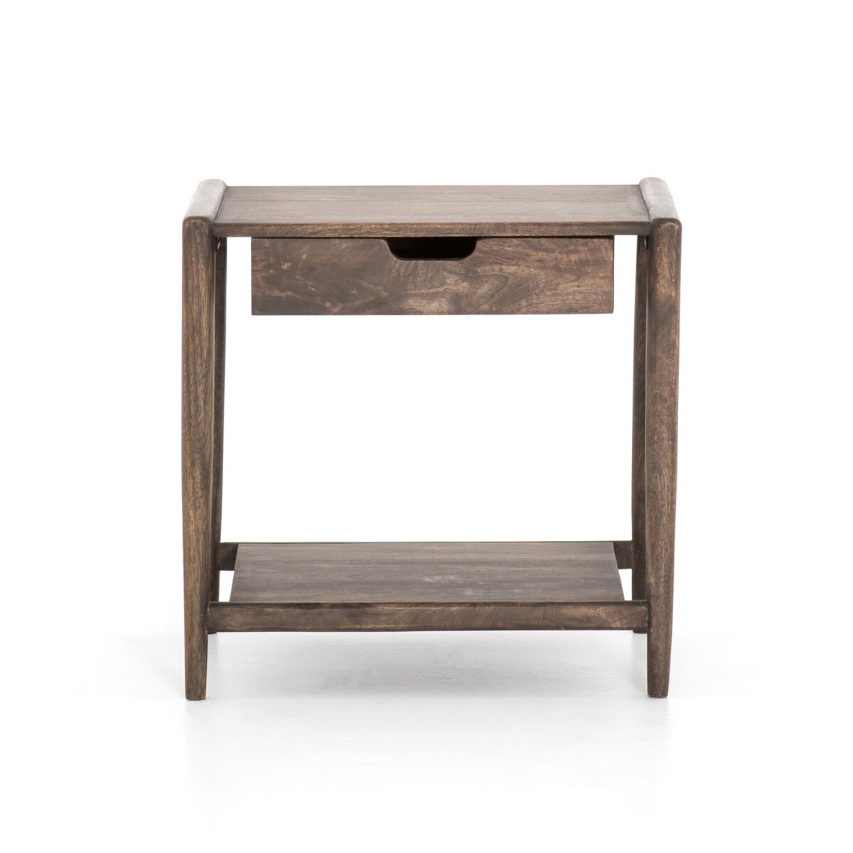 Valeria End Table - Aged Brown