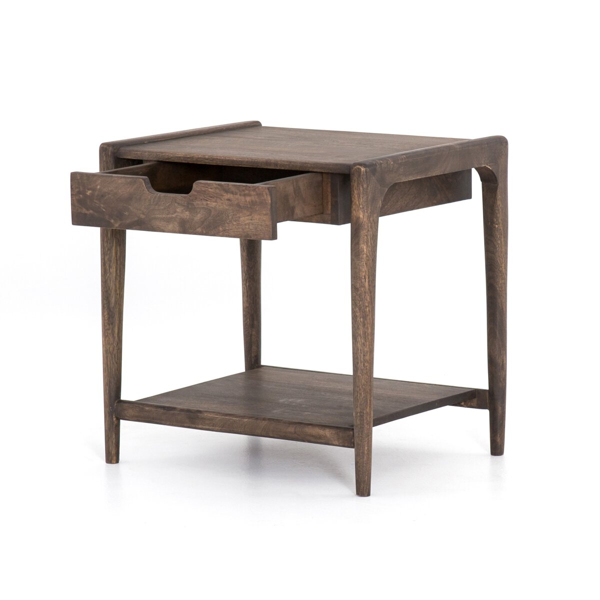 Valeria End Table - Aged Brown