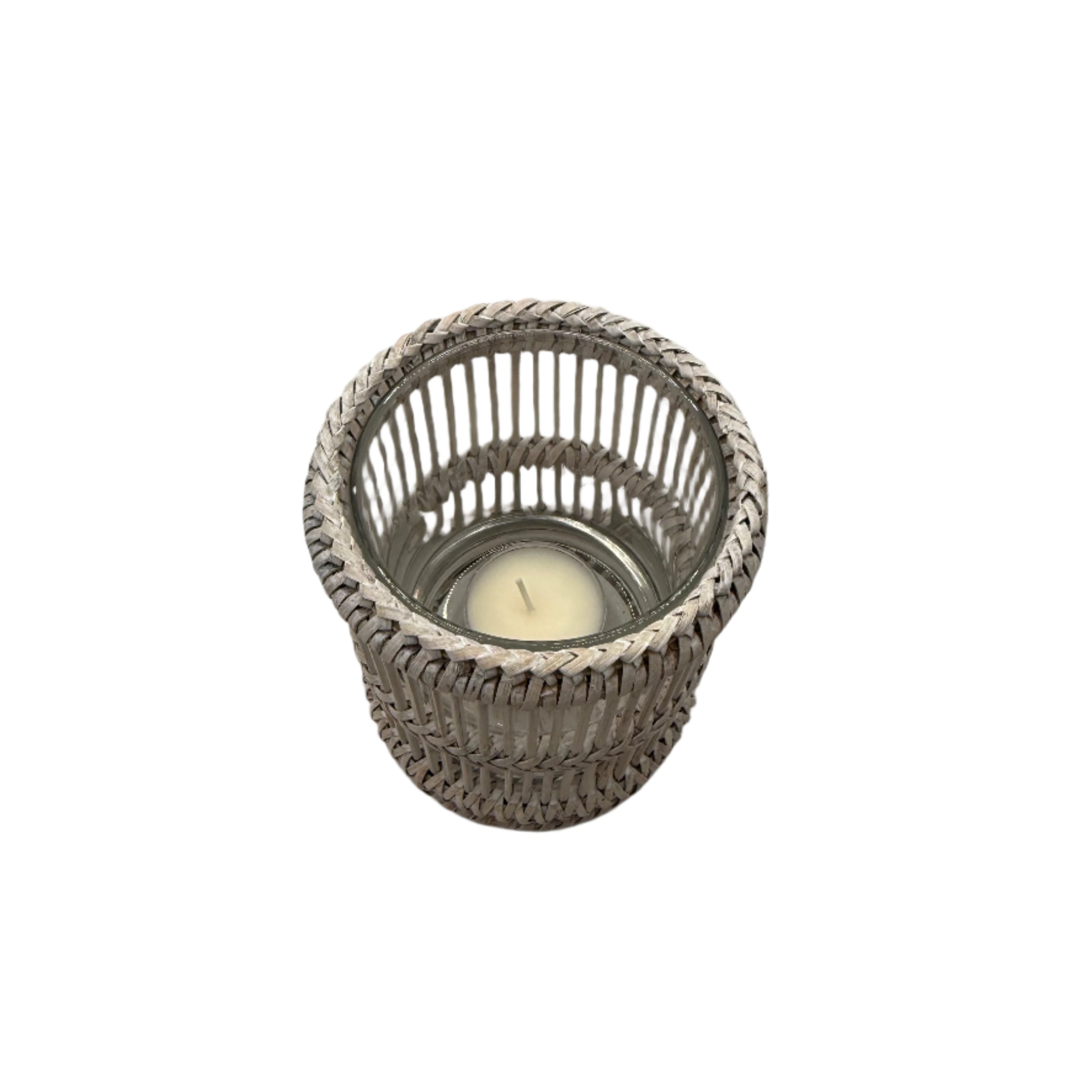 Burma Rattan Votive Holder
