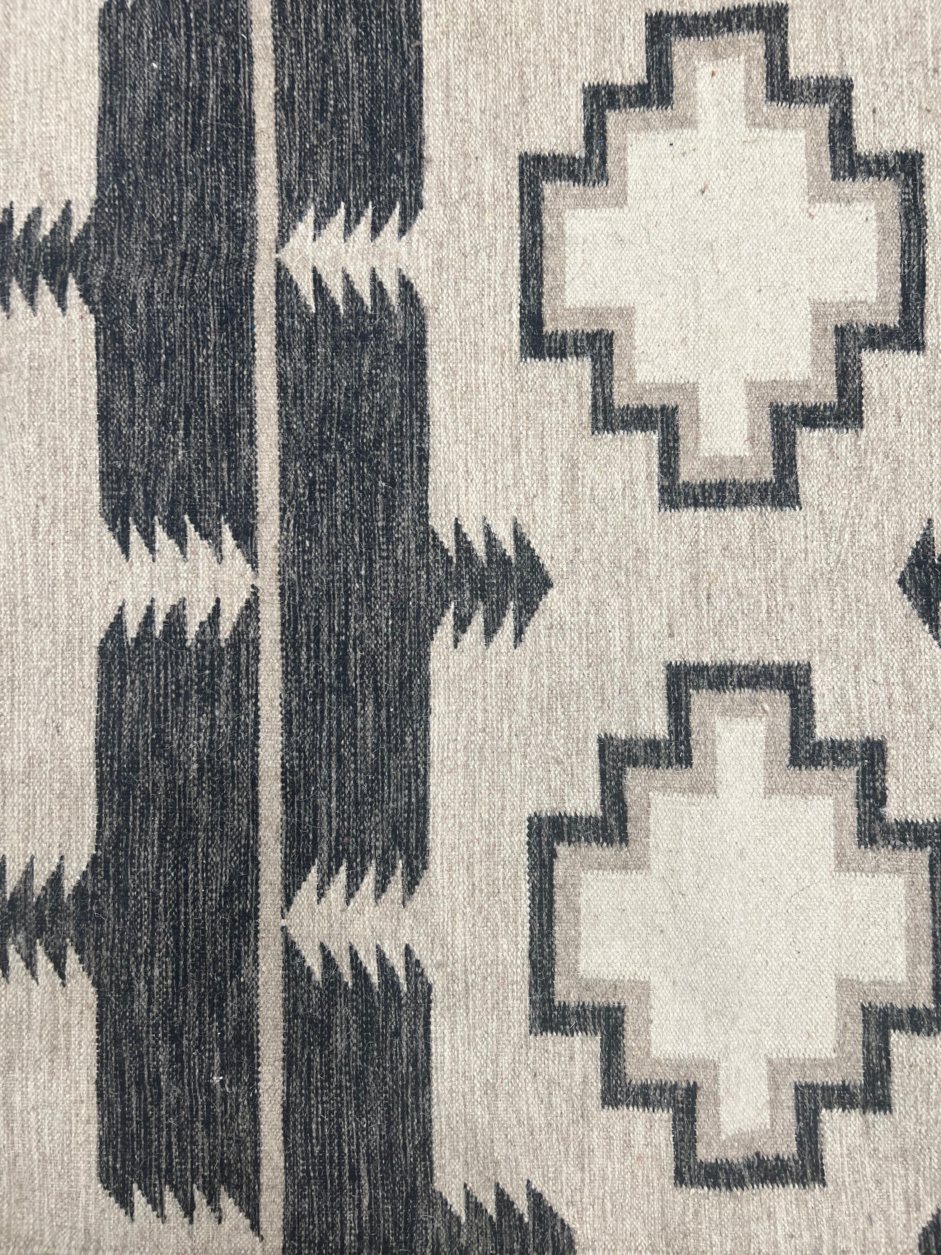 Grey Wool Tribal Berber Rug