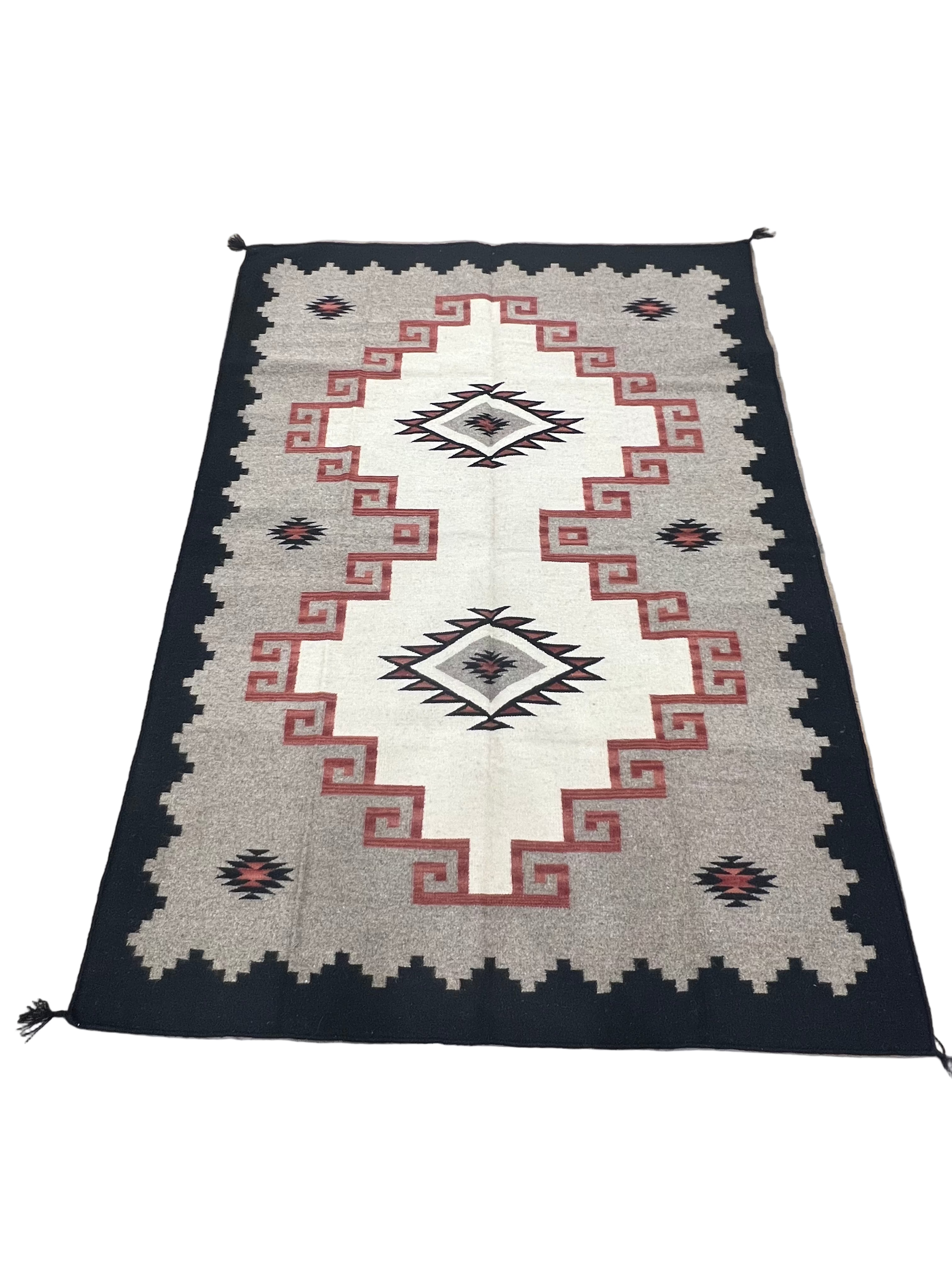 Geometric Tribal Berber Wool Rug