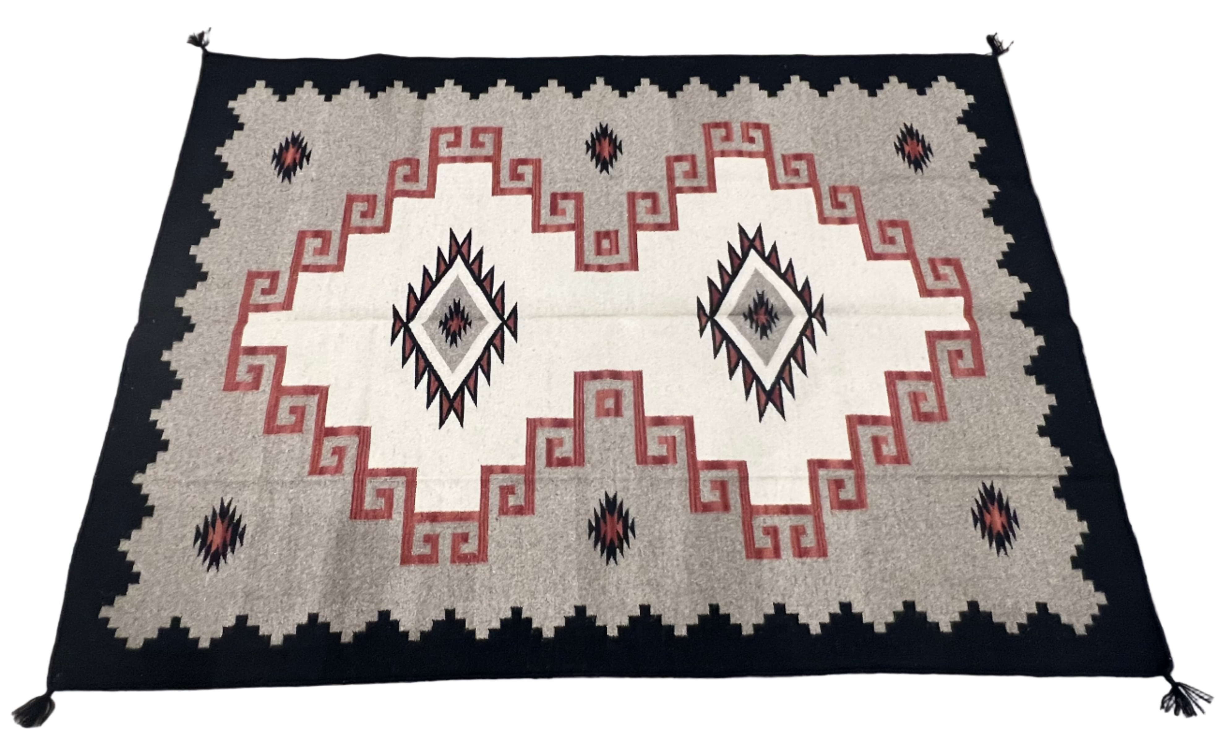 Geometric Tribal Berber Wool Rug