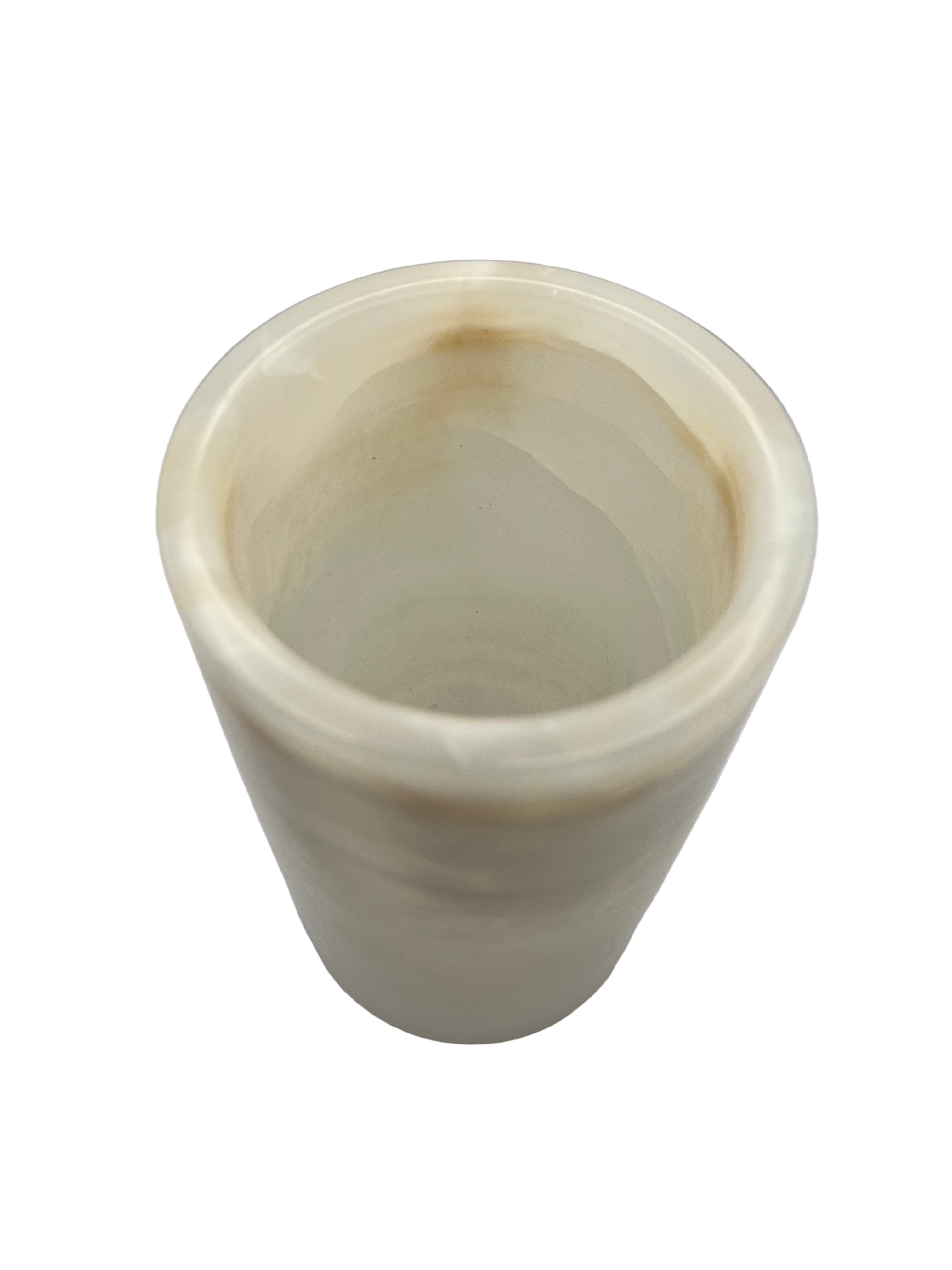 Solid Onyx Vase/Wine Chiller