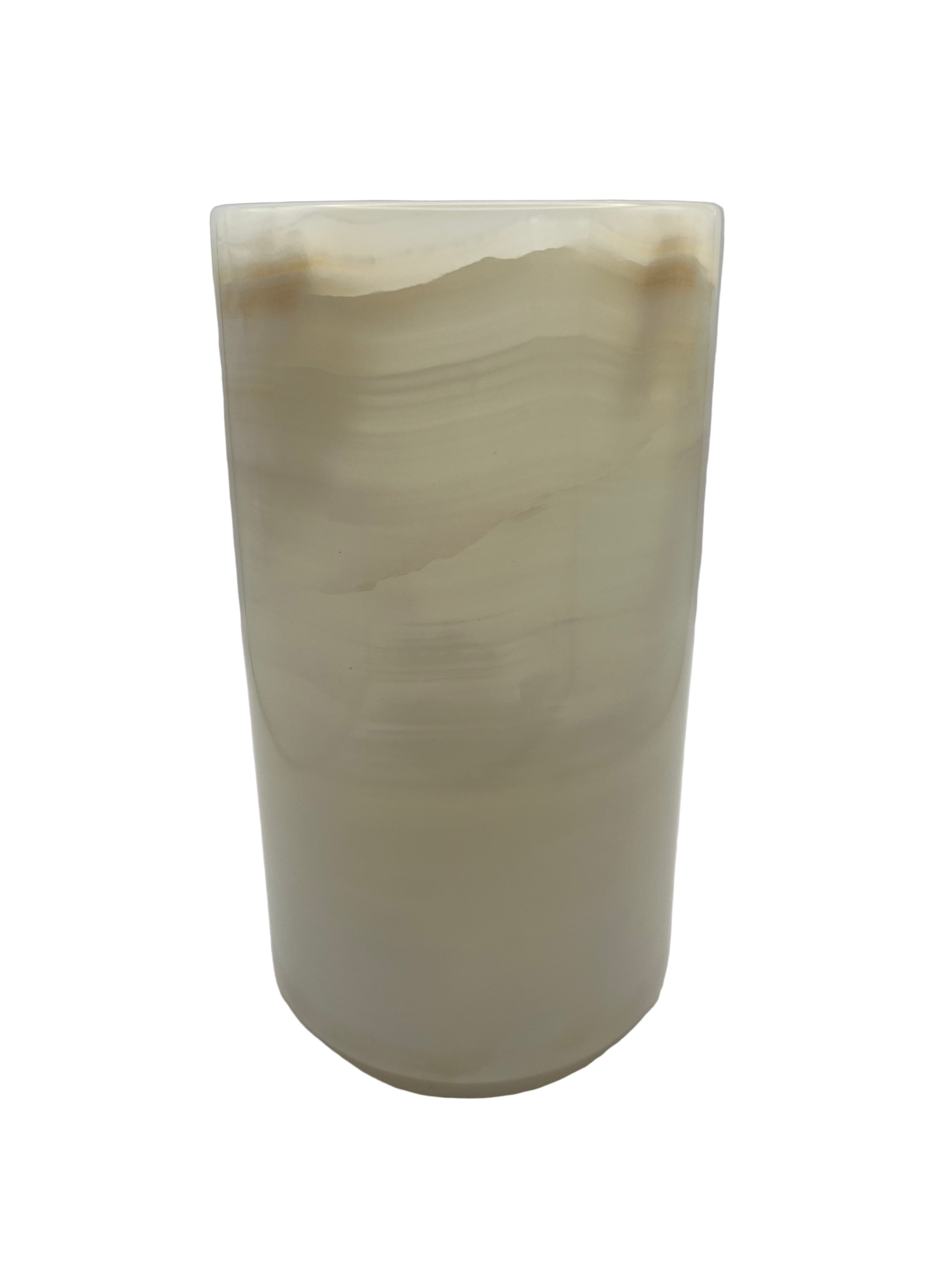 Solid Onyx Vase/Wine Chiller
