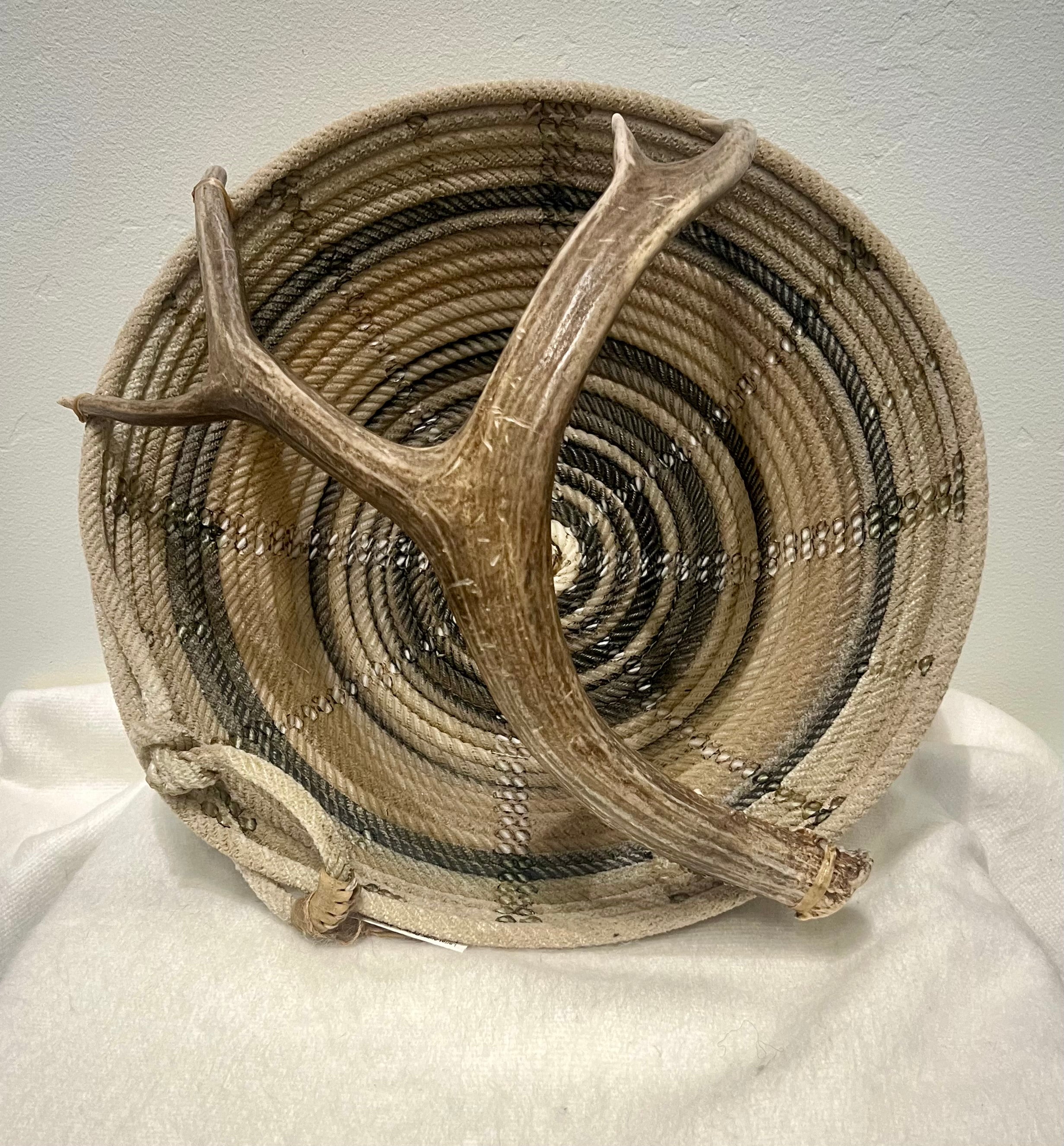 Lariat Antler Rope Baskets