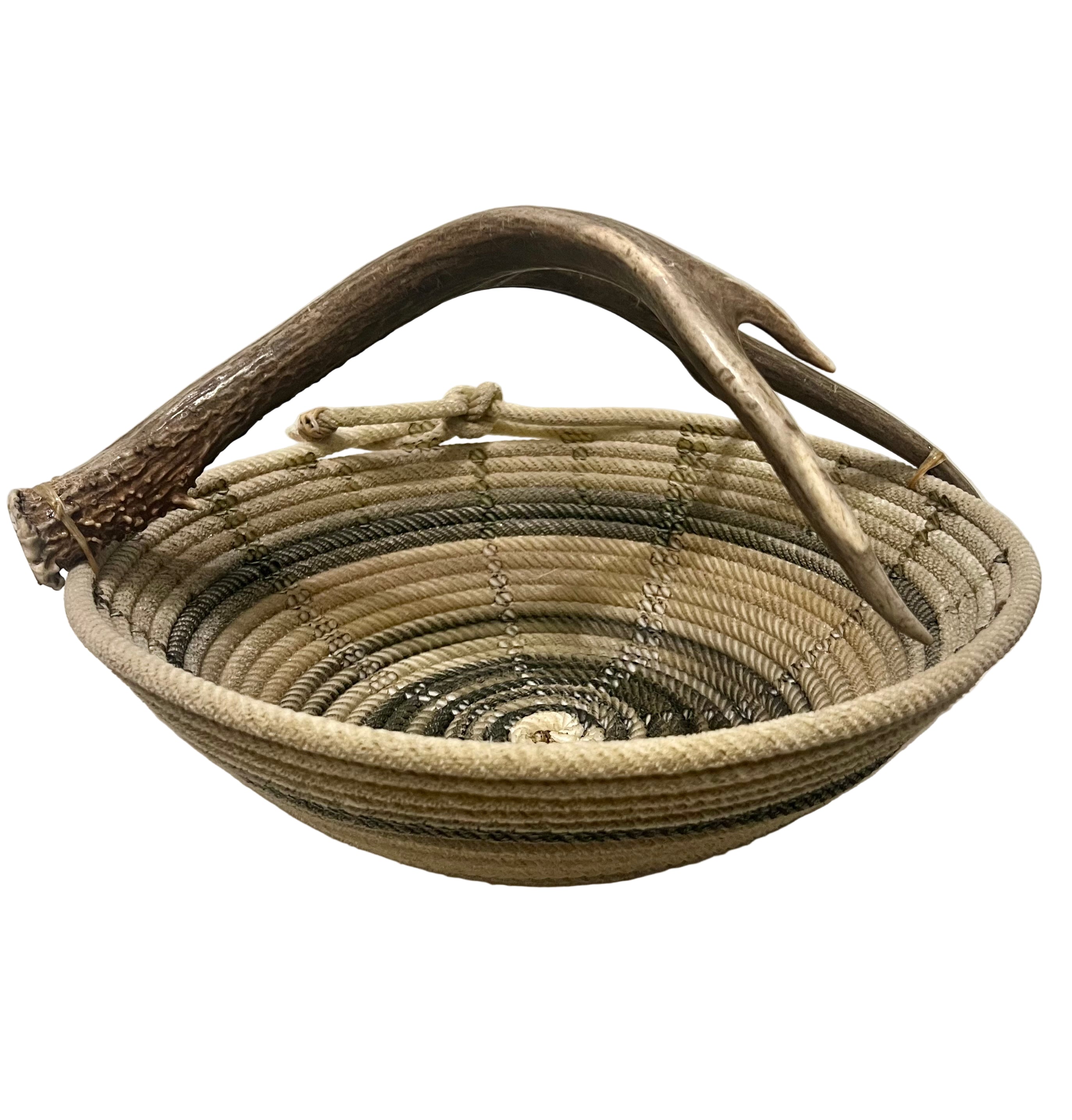 Lariat Antler Rope Baskets