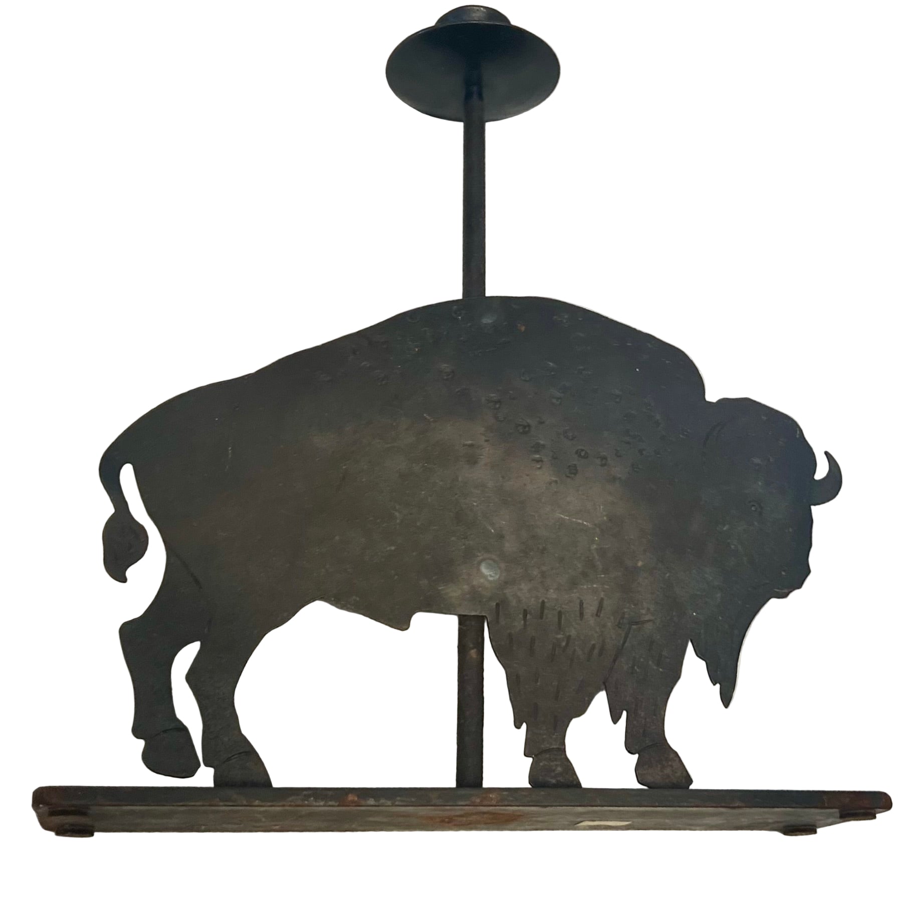 Vintage Bison Candleholder