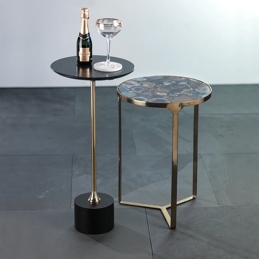La Sardaigne Blue Agate End Table