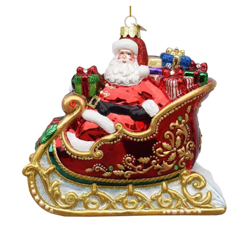 Bellissimo Glass Santa