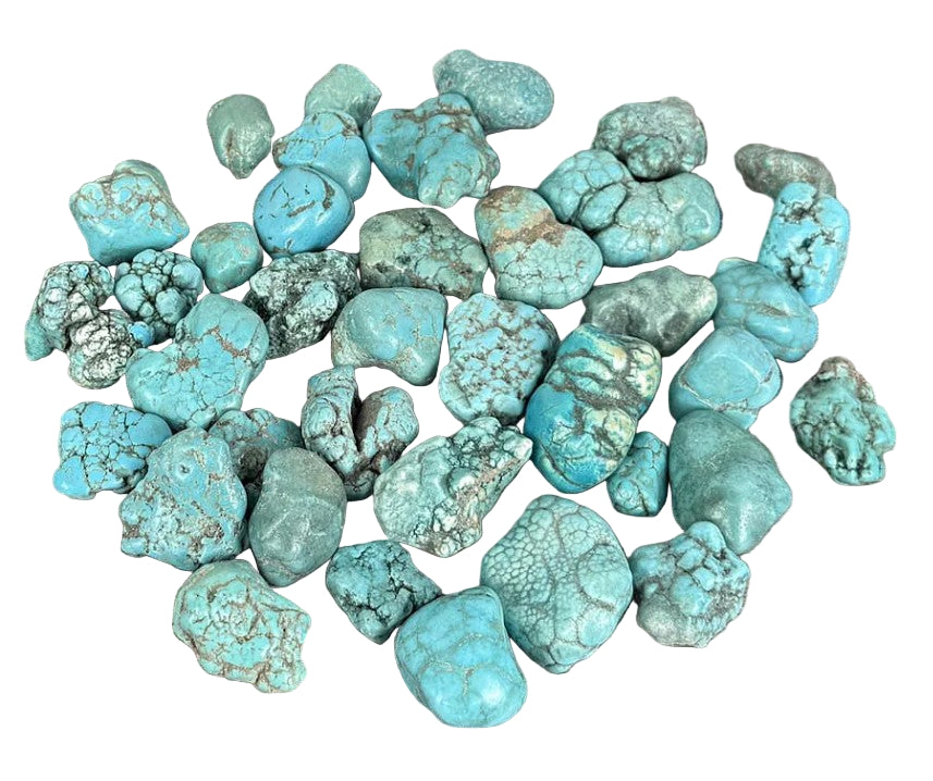 Vintage Blue Turquoise Howlite Nuggets