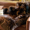 Natural Sheepskin Long Hair Throw