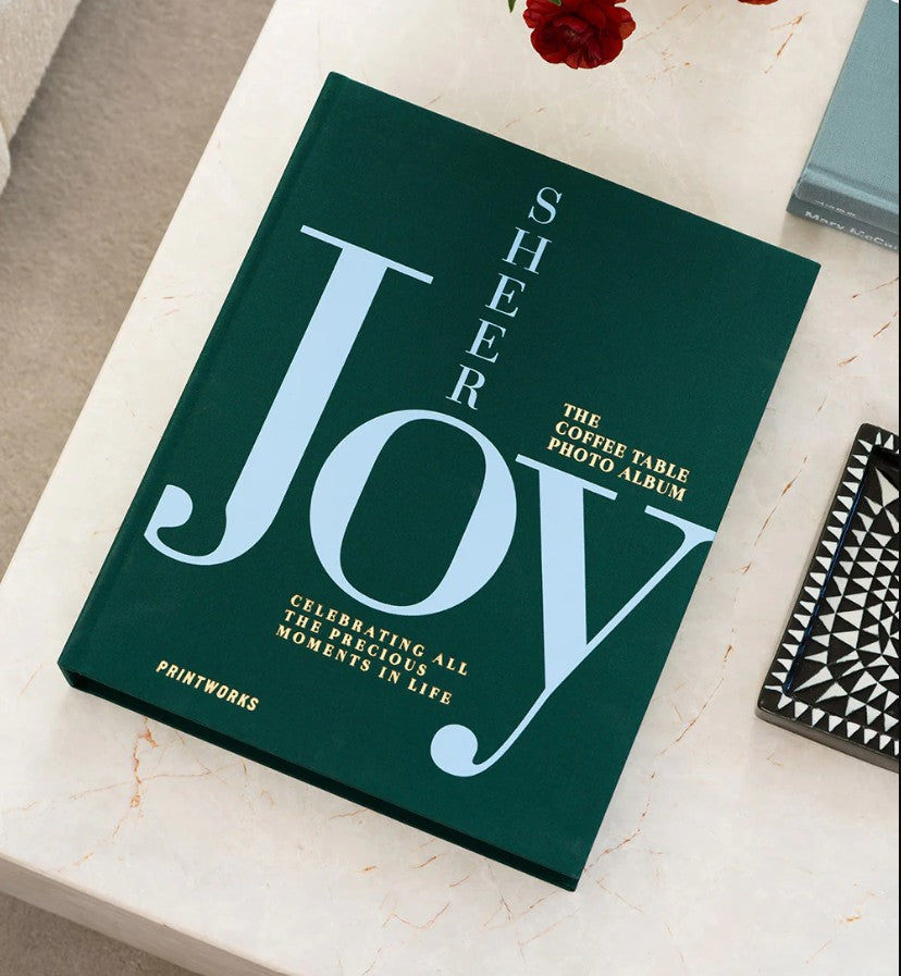 Sheer Joy Coffee Table Photo Album Book