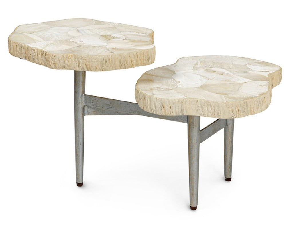 Merced Fossilized Clam 2 Top Table