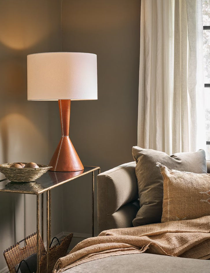 Denver Leather Table Lamp