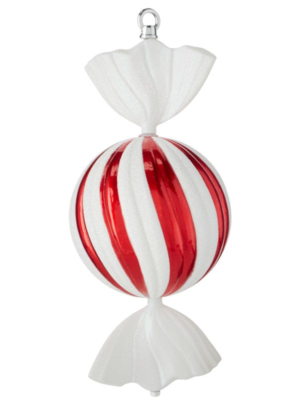 Oversized Peppermint Candy Ornament
