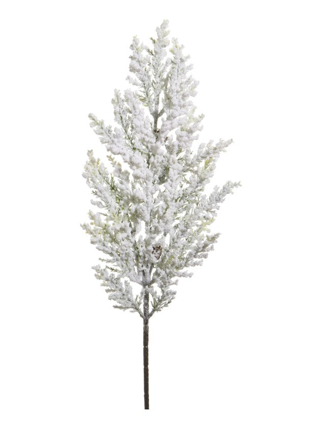 Glittered Cedar Spray