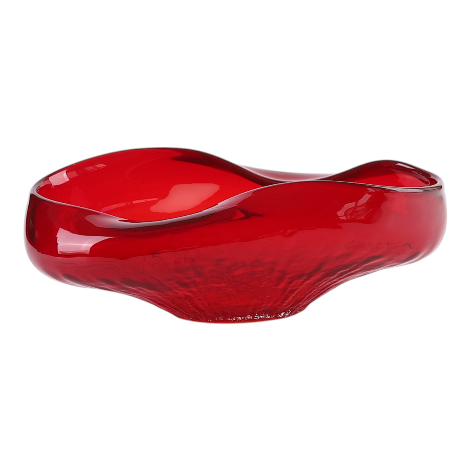 Seward Red Glass Bowl