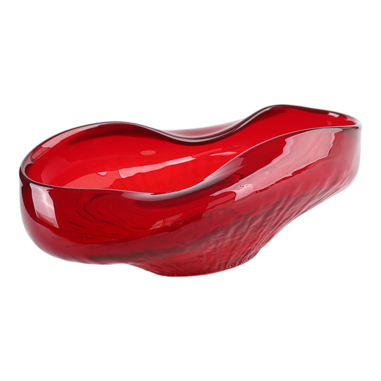 Seward Red Glass Bowl