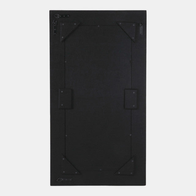 Brown & White Hair On Hide Mirror