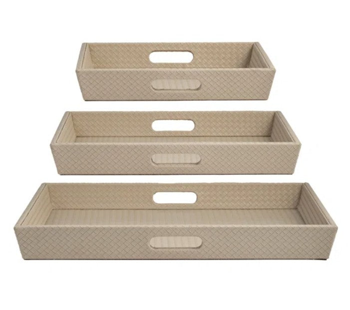 Ivory Snakeskin Tray