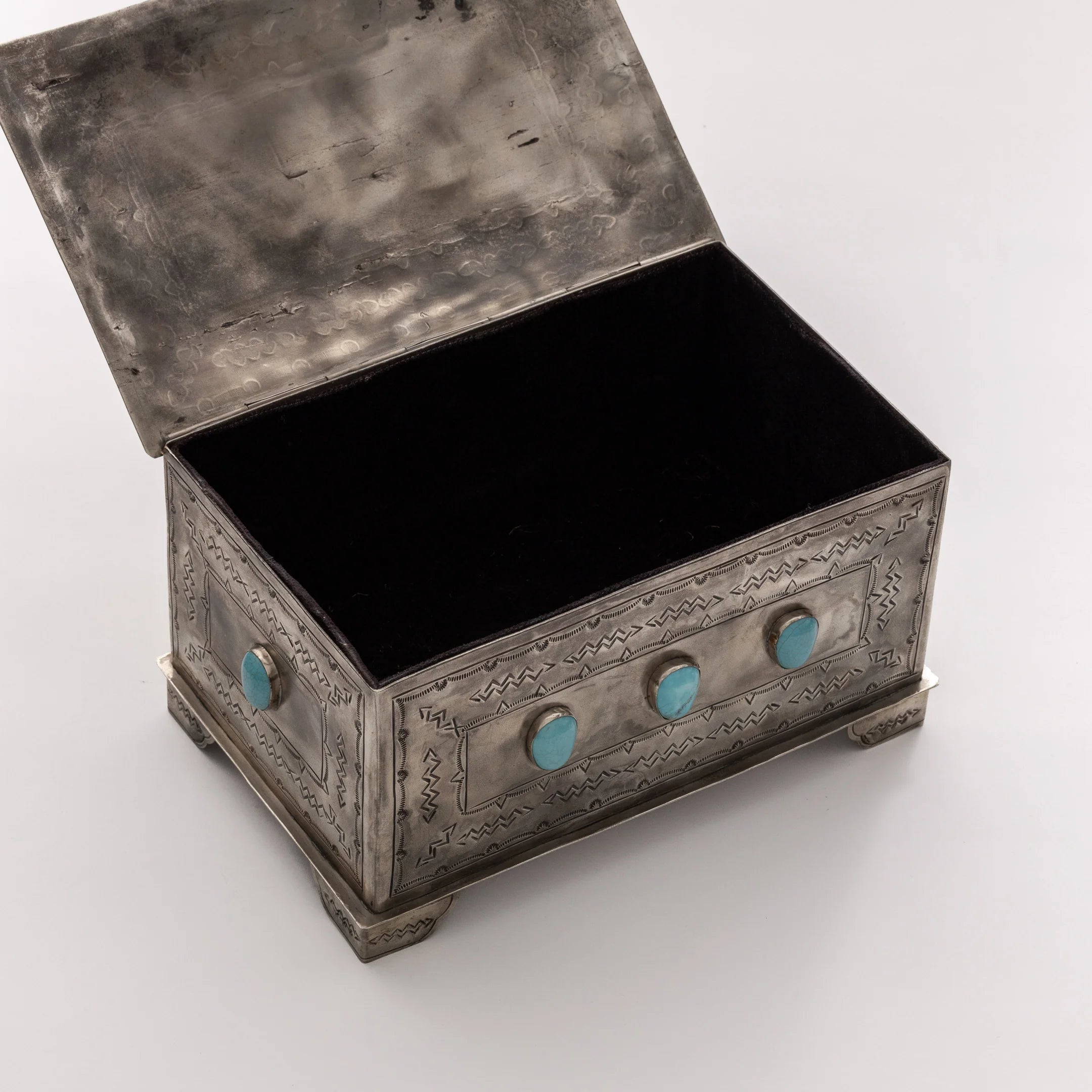 Stamped Silver Box
