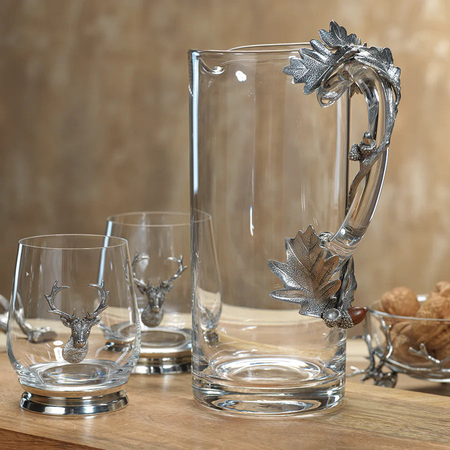 St. Anton Pewter and Glass Tumbler