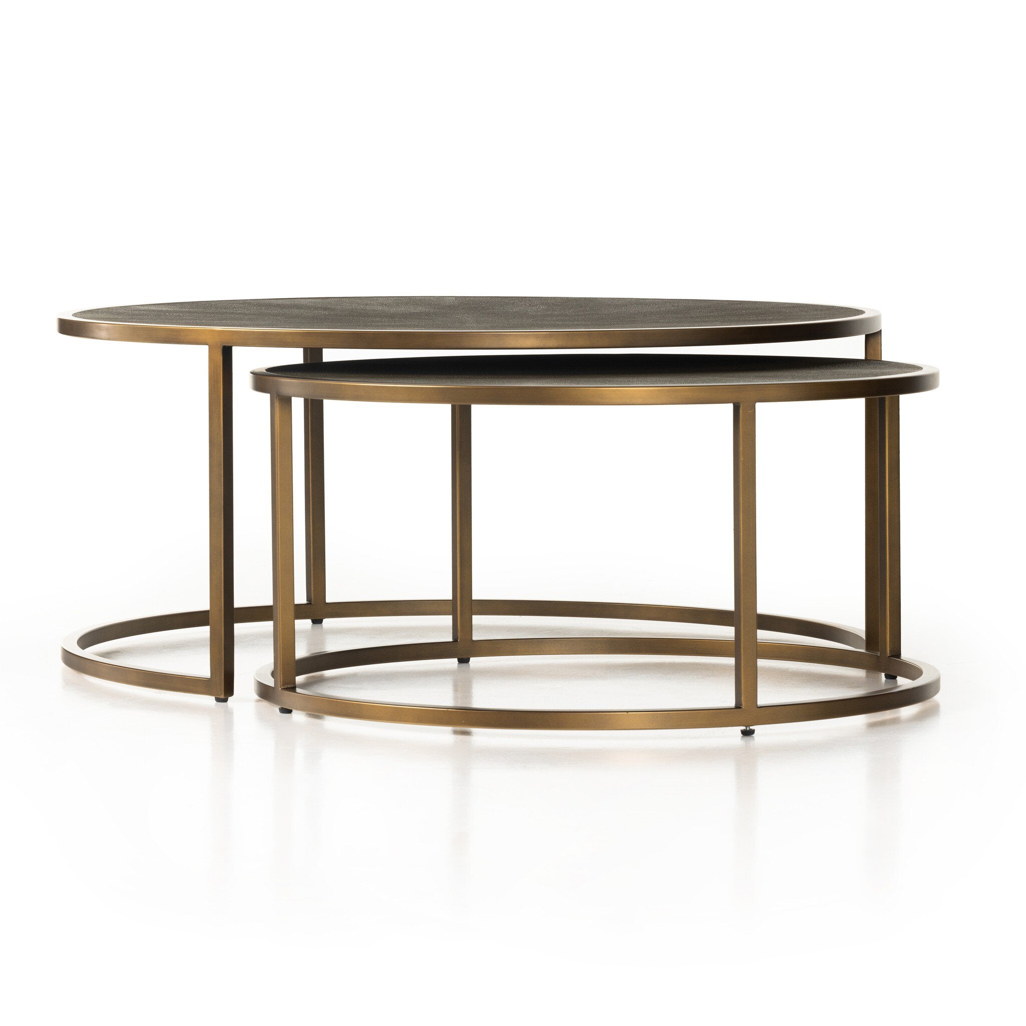 Shagreen Nesting Coffee Tables