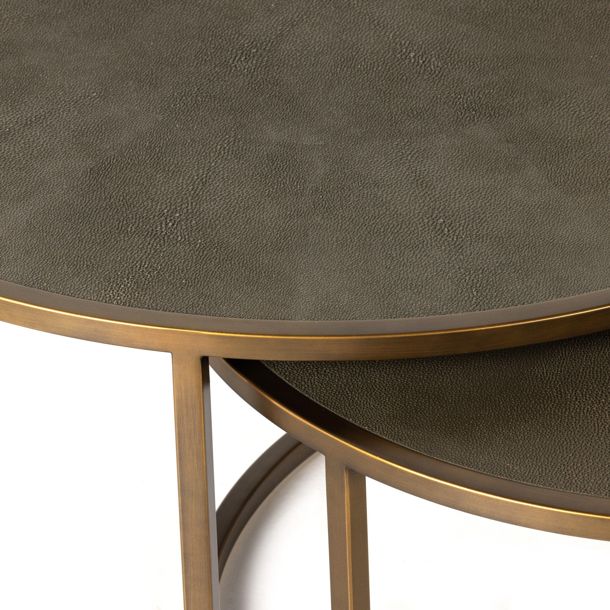 Shagreen Nesting Coffee Tables
