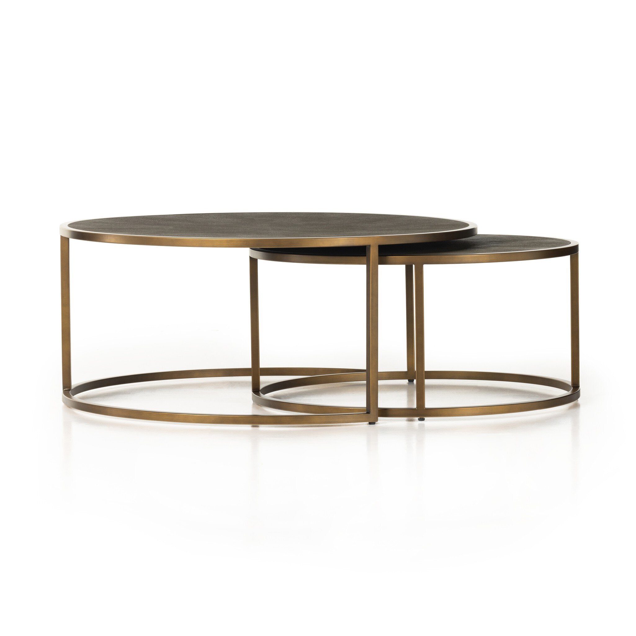 Shagreen Nesting Coffee Tables