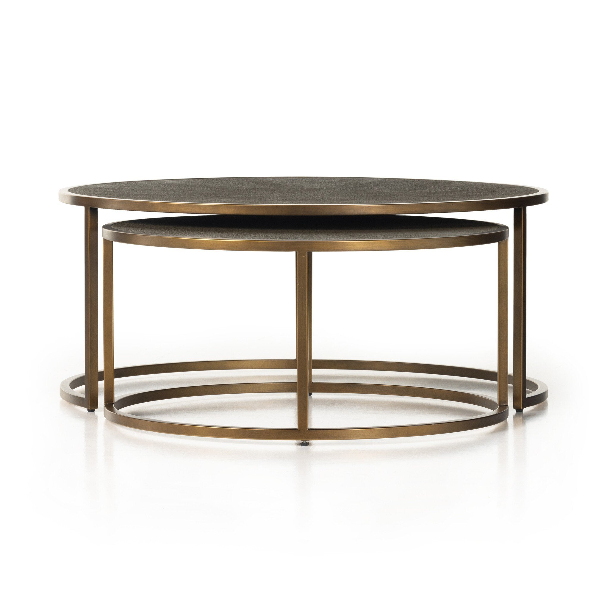 Shagreen Nesting Coffee Tables