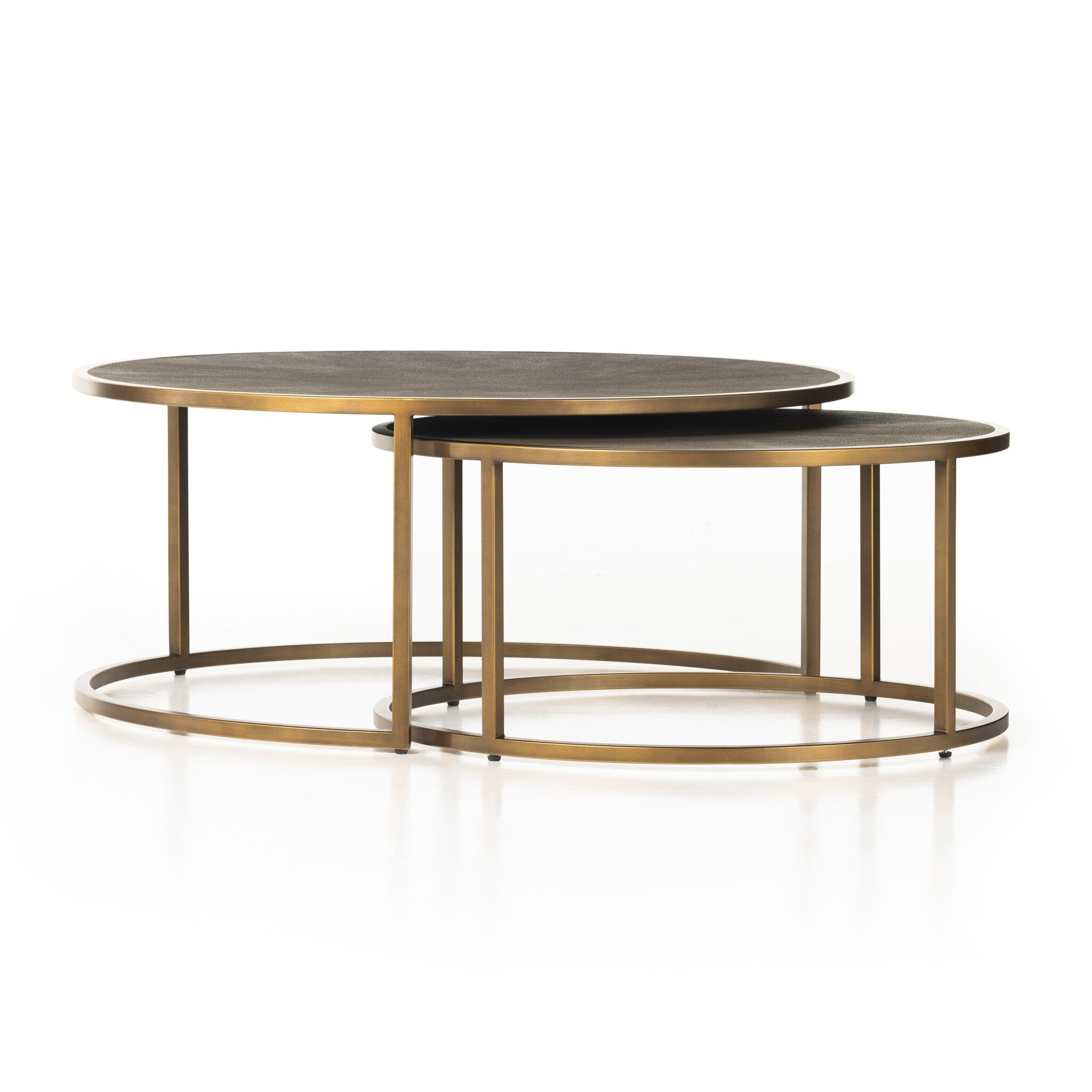 Shagreen Nesting Coffee Tables