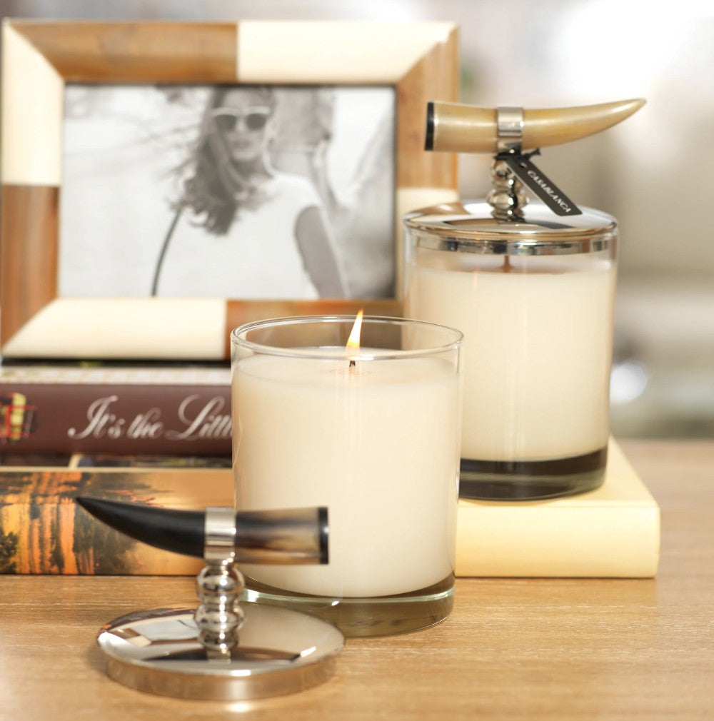 Côte d’Ivoire Scented Candle with Horn Lid