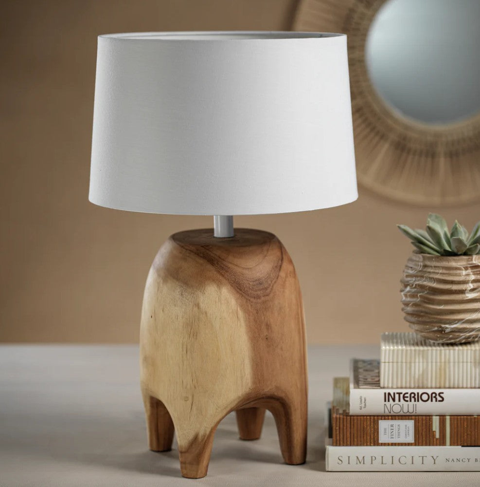Samui Acacia Wood Table Lamp