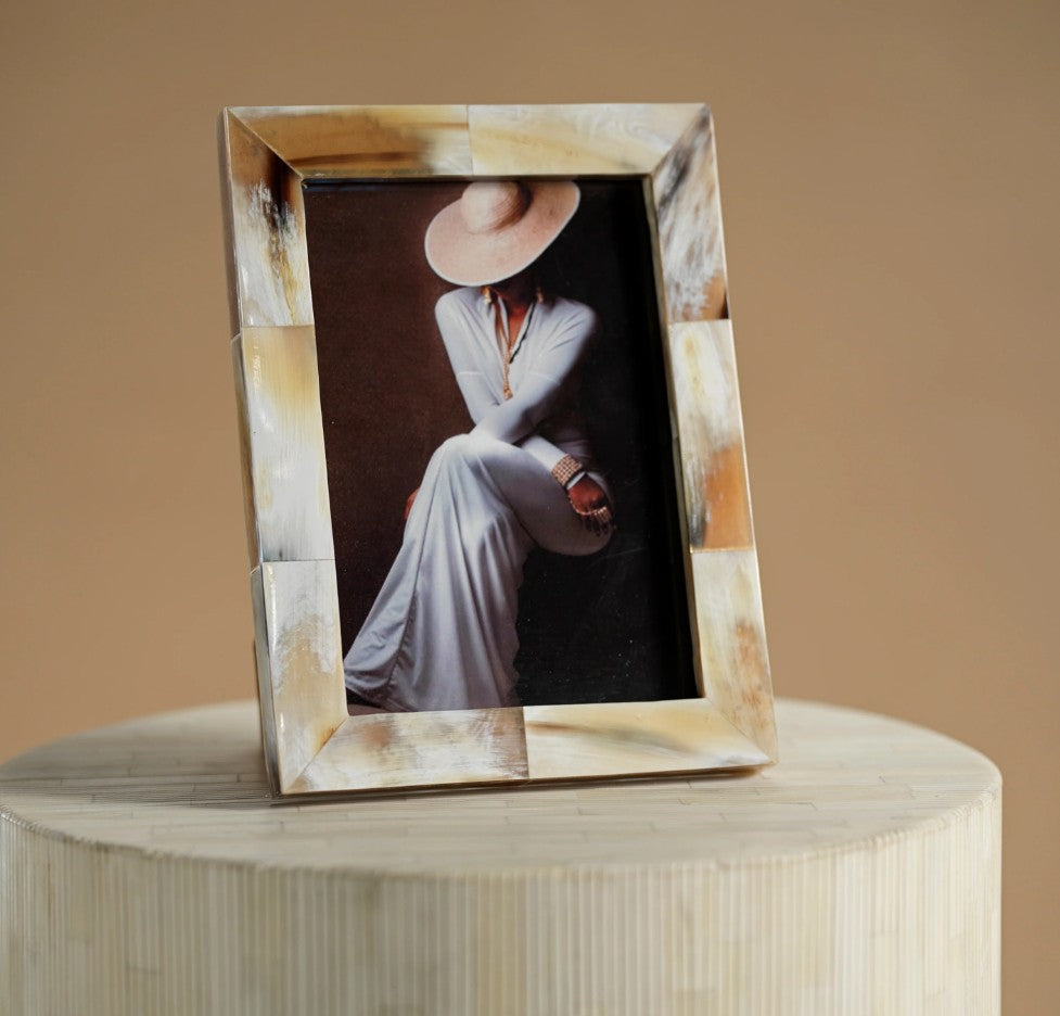 Nairobi Matt White Bone 5 x 7 Photo Frame