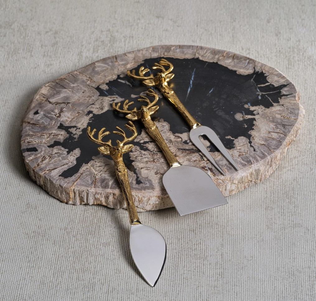 Petrified Wood Cheese Board - Organic Shape
