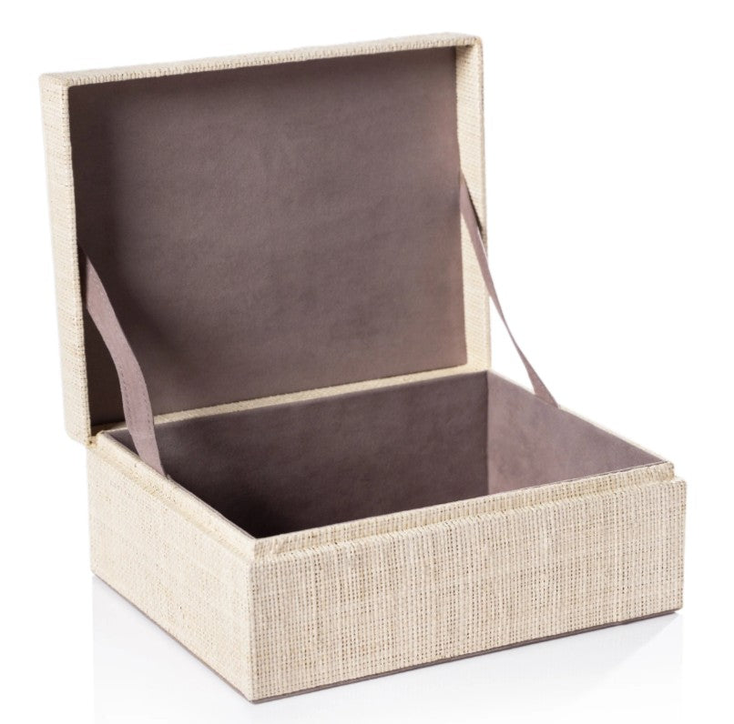 Tenerife Natural Fiber Raffia Box