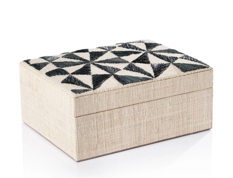 Tenerife Natural Fiber Raffia Box