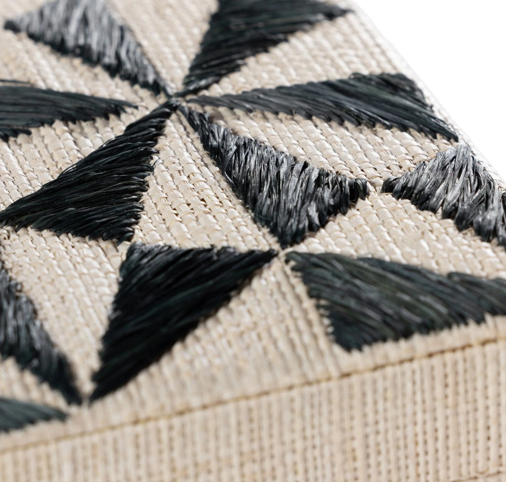 Tenerife Natural Fiber Raffia Box