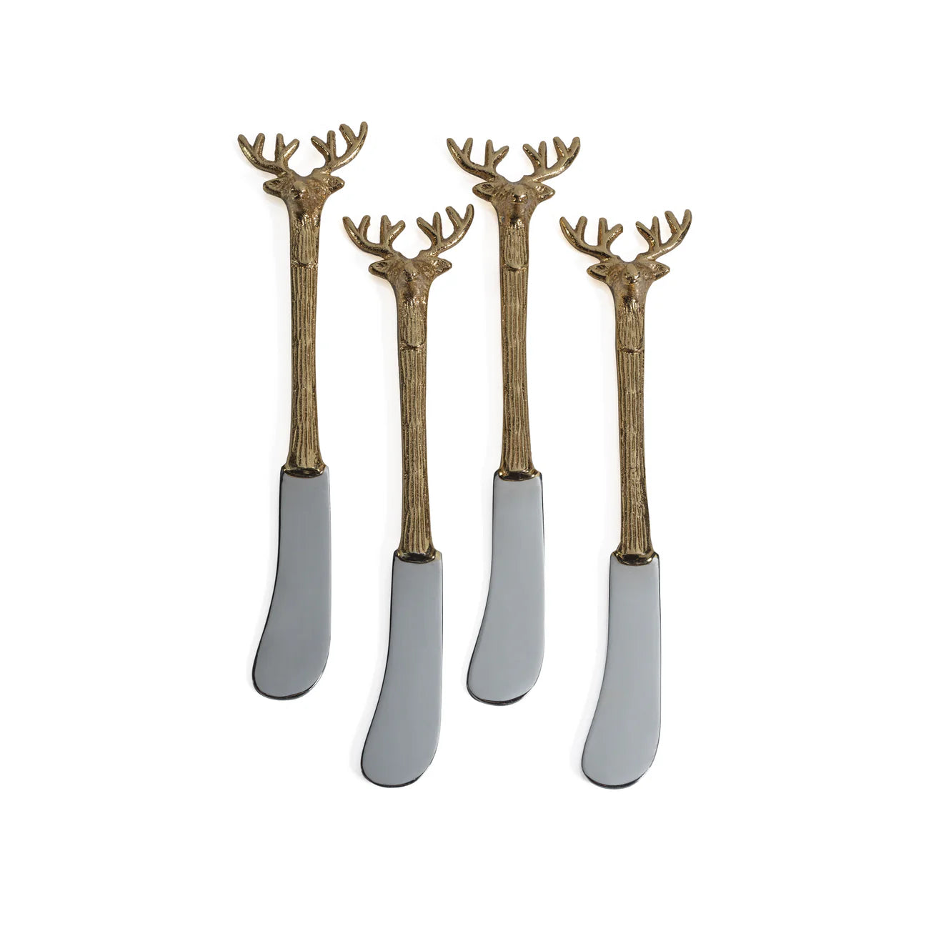 Stag's Head Butter Knives set of 4