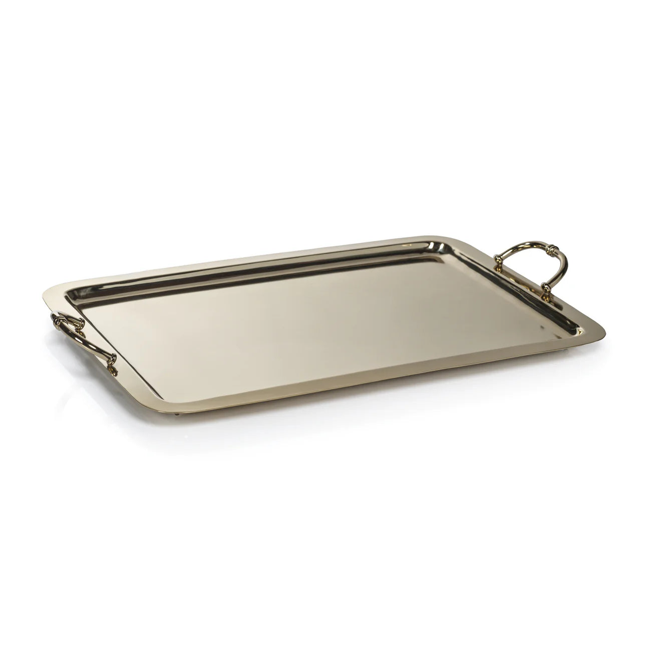 Manetta Steel and Brass Tray
