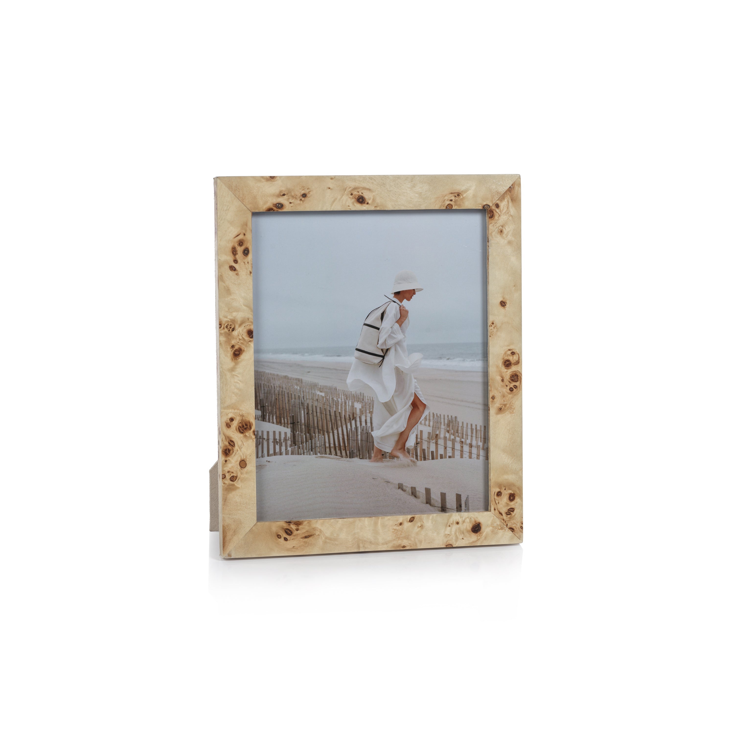 Burl Wood Veneer Photo Frame