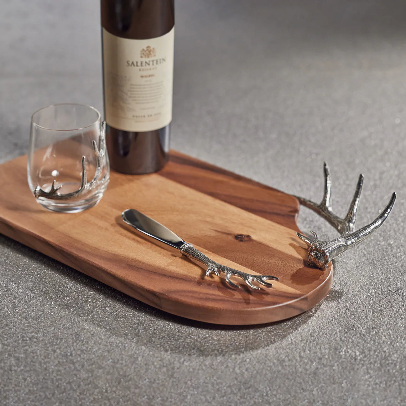 Davos Antler Design Pewter Butter and Cheese Knife