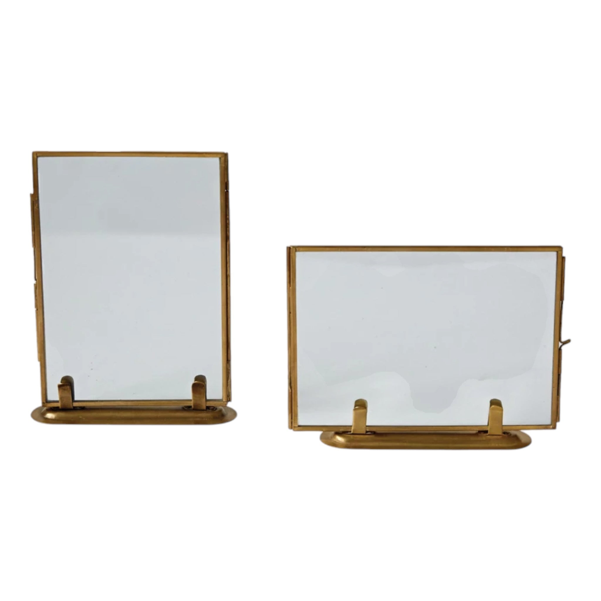 Brass and Glass Photo Frame, 2 Styles