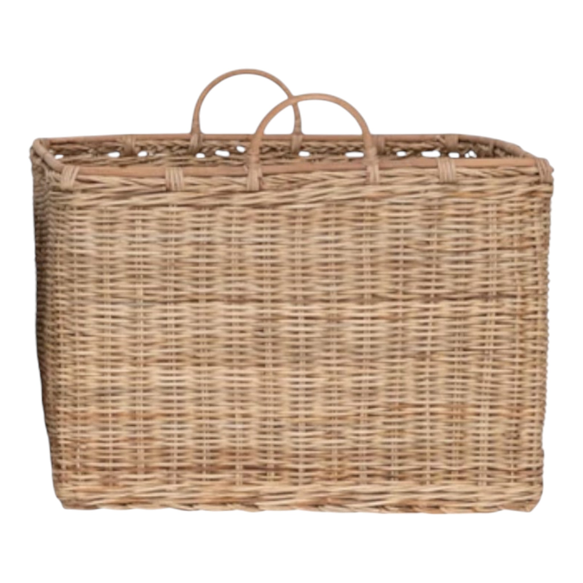 Rattan Basket w/ Handles