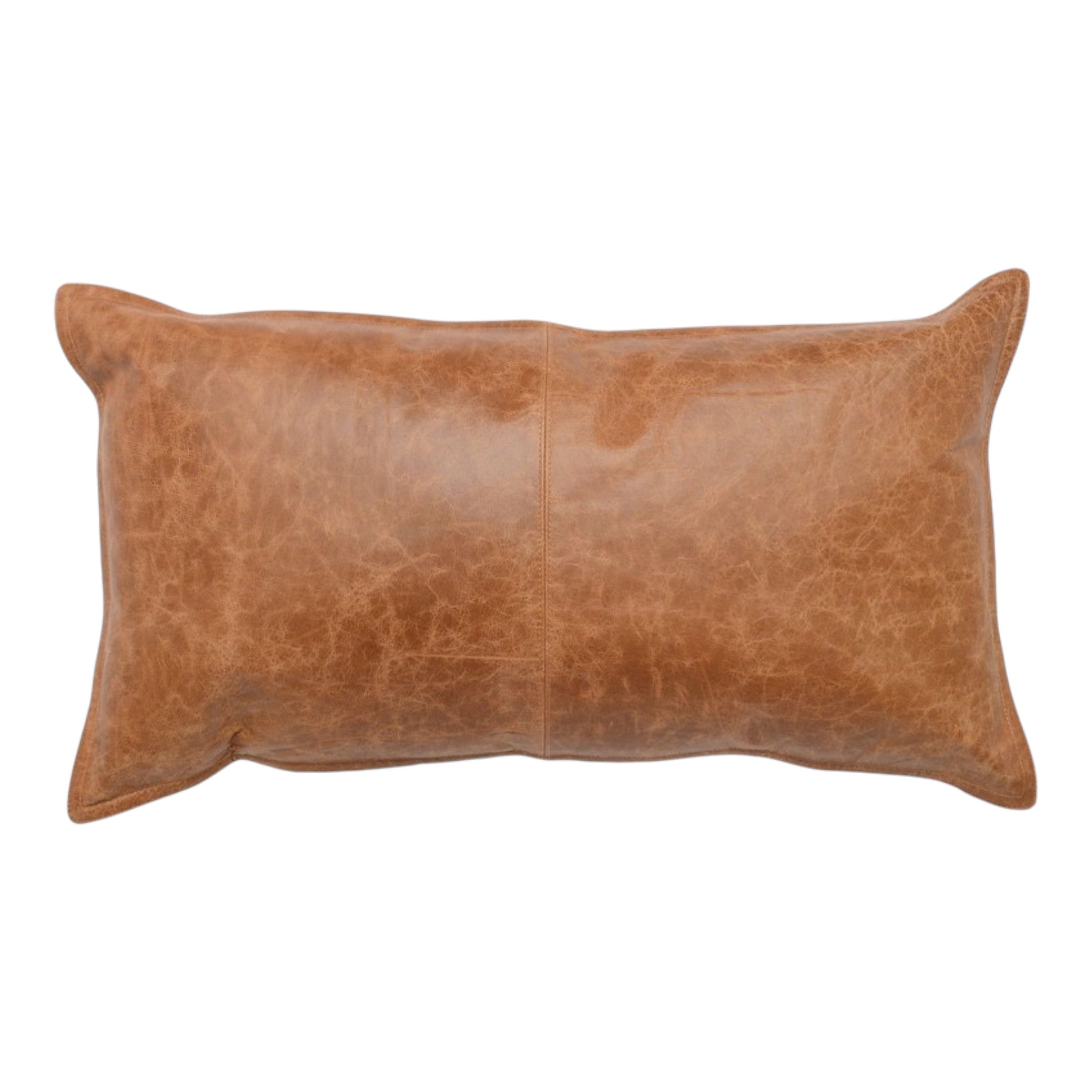 Leather Dumont Chestnut Pillow