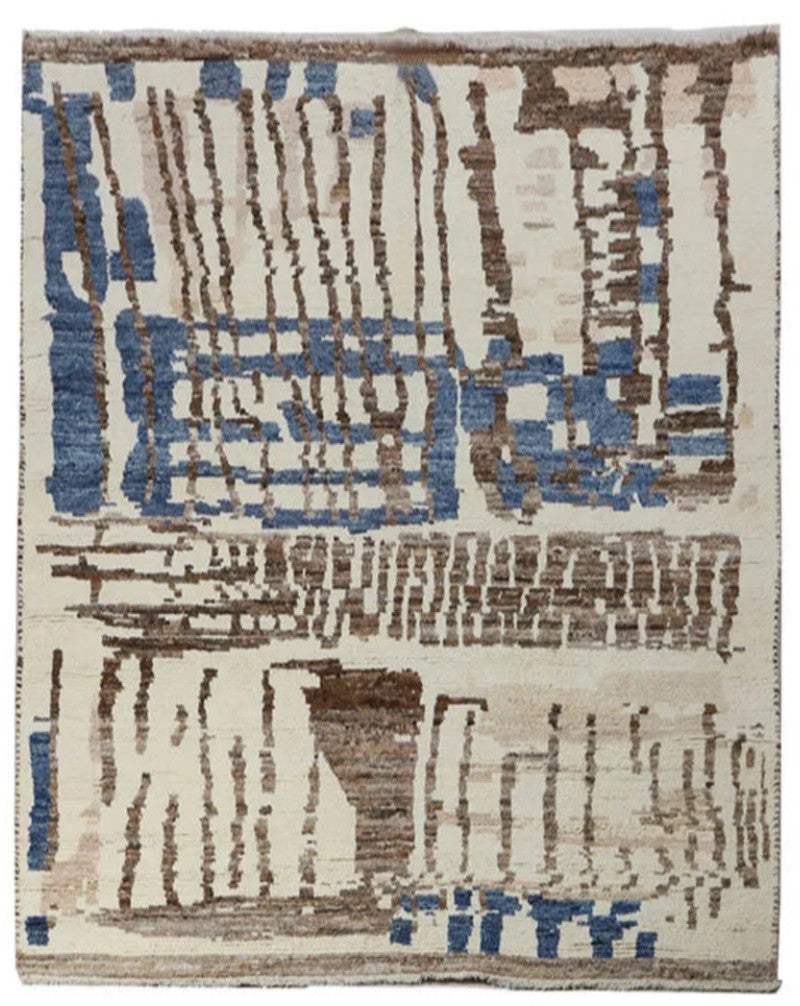 Blue Moroccan Berber Rug